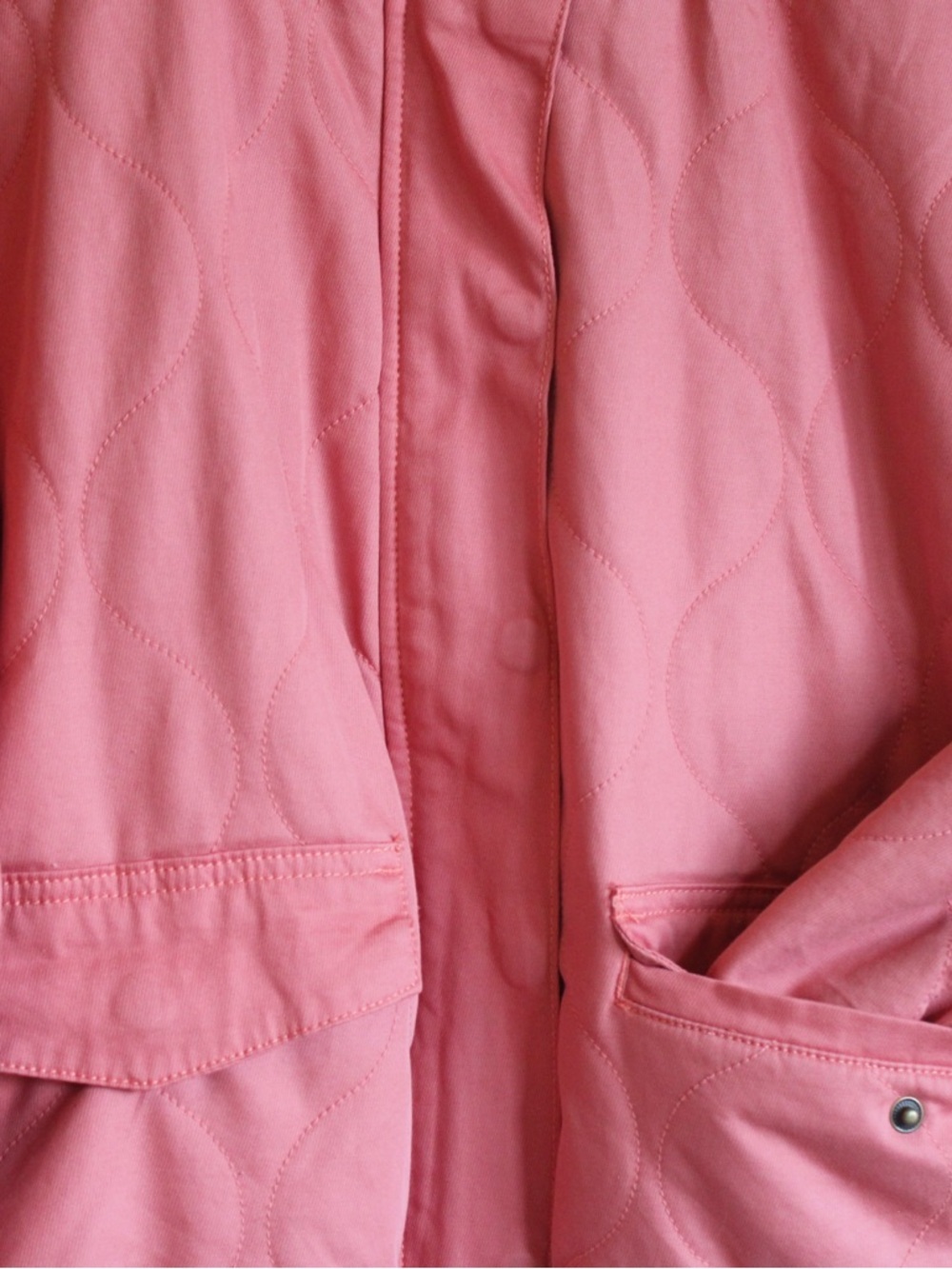 Universal Thread Coral Quilted Bomber Jacket - Picture 3 of 6